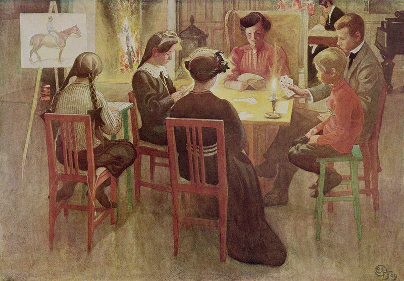 Bougie Cube Un Noël Suédois 